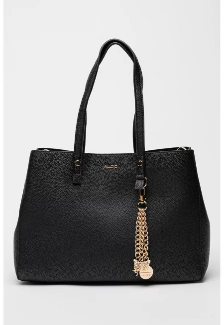 Чанта за рамо от еко кожа с отделящ се аксесоар