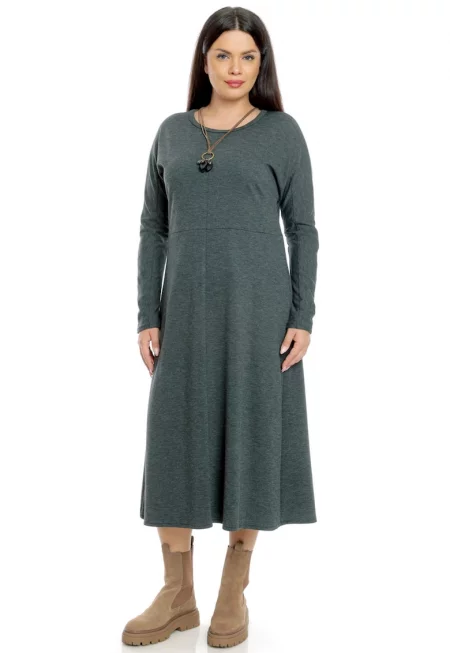 Дълга рокля - Тъмно сиво PQ86