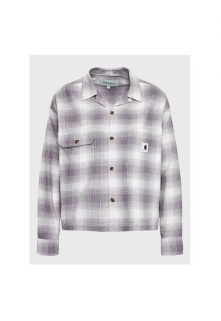 Дамска риза -  301714552 - Памук - Лилав