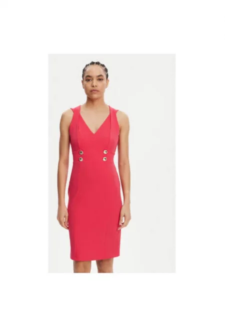 Дамска рокля  CFC0019924002 - Полиестер - Розов