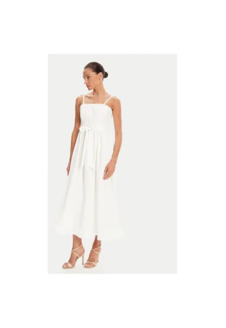 Дамска рокля  CFC0124473003 - Памук/Полиестер - XL INTL - Бяла