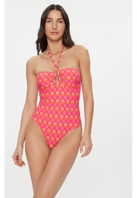 Дамски бански костюм -  303652197 - Найлон - Многоцветен - Многоцветен