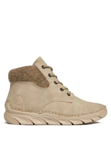 Дамски боти -  30322371739 - Екологична кожа - Бежови