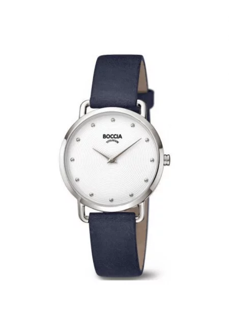 Дамски часовник  естествена кожа - черен