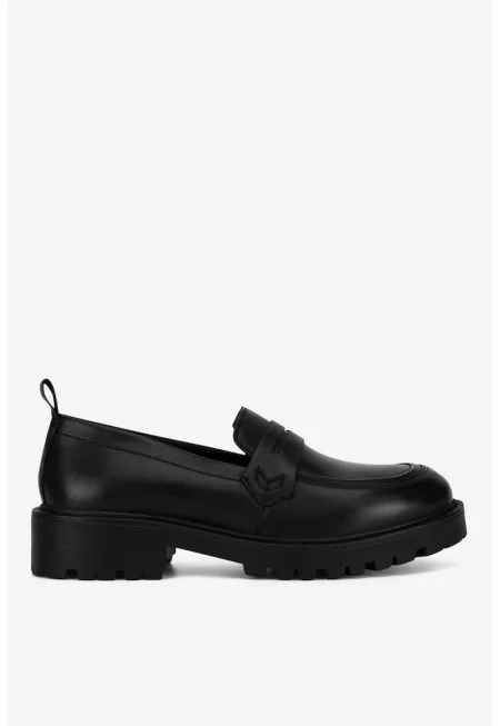 Дамски мокасини  5905588748397 - Естествена кожа - Черен