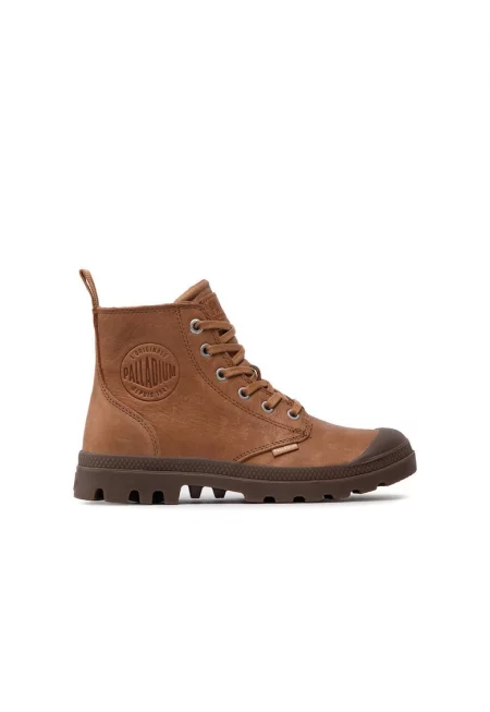 Дамски спортни обувки -  64013 - Естествена кожа - Кафяв