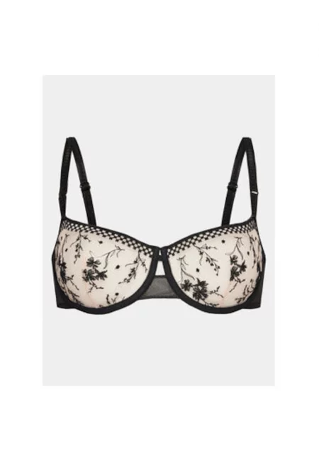 Дамски сутиен -  303815745 - Найлон - Черен - Черен