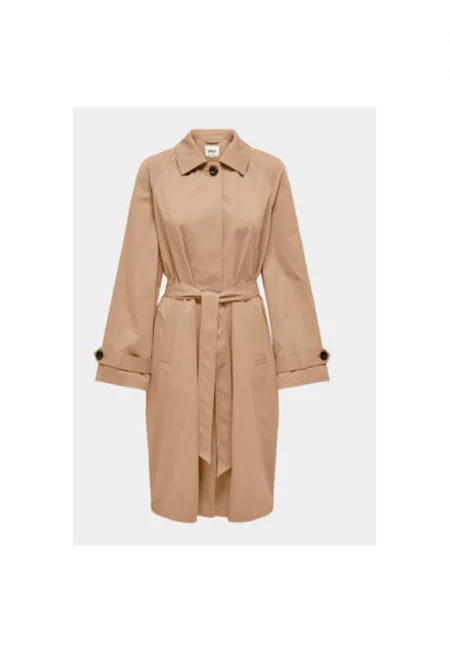 Дамски тренчкот -  303387334 - Полиестер - Бежов - Бежов