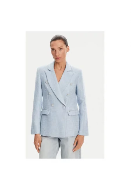 Дамско яке  511FD35008 - Полиестер/Вискоза - Светлосин - Светлосин