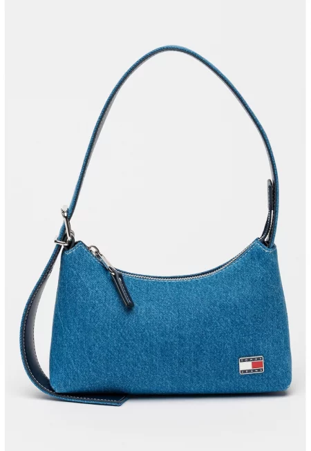 Дънкова чанта с лого