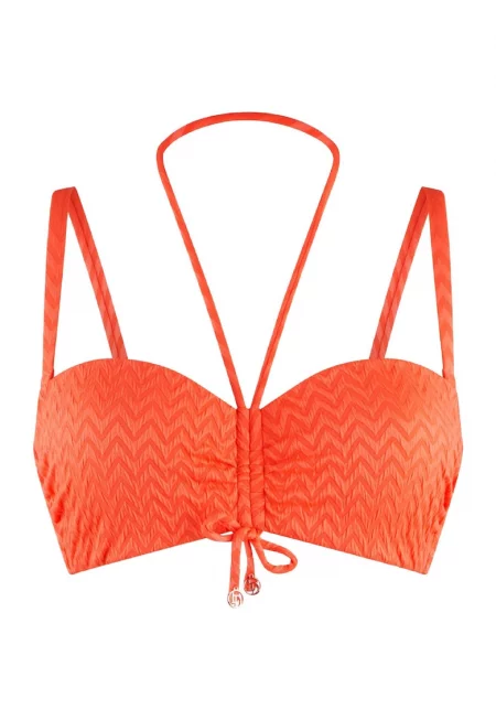 Горен бански с отделящи се презрамки - Корал