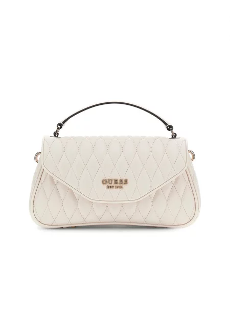 Капитонирана чанта през рамо от еко кожа