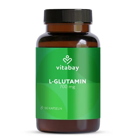 L-Глутамин – Възстановяване, имунитет и чревен комфорт, 700 mg, 180 капсули