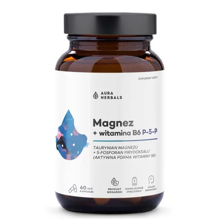 Магнезий 59 mg + Витамин B6 2.1 mg – Спокойна нервна система и нормална мускулна функция, 60 капсули