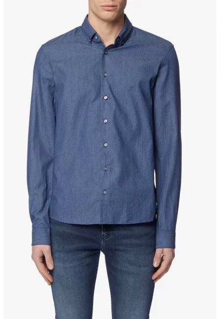 мъжка риза K10K108596 11514 - Син