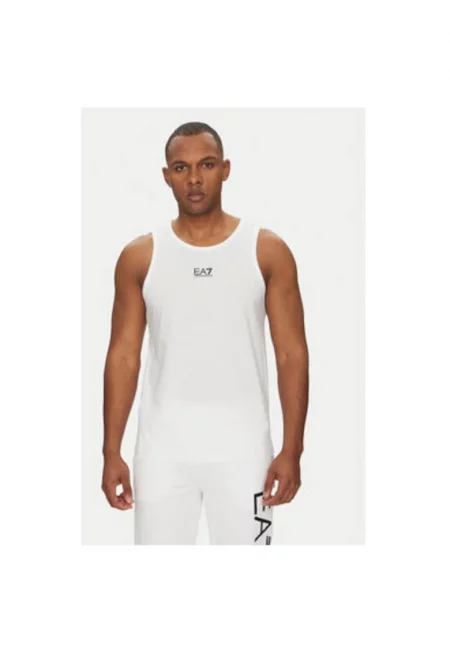 Мъжка тениска Emporio Armani  7M000295 AF10375 - Памук - Бял - Бял