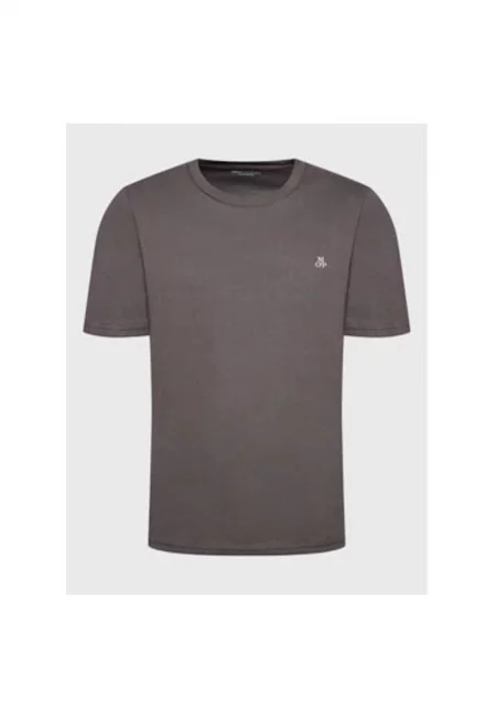 Мъжка тениска - Marc O'Polo - 300878453 - Органичен памук - Сив - Сив