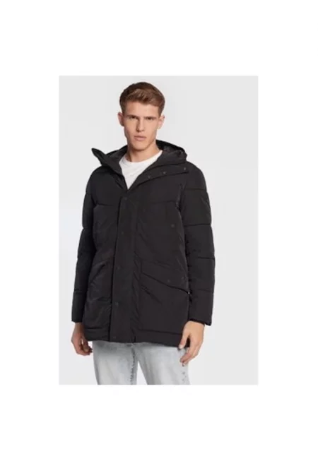 Мъжко яке -  301536475 - Найлон - Черно - Черен