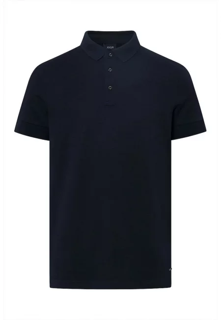 Модерна вталена поло тениска - Тъмносин