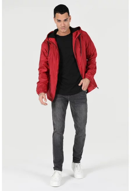 Олекотено яке с джобове с цип