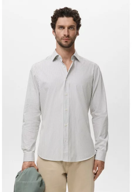 Памучна риза без шарка