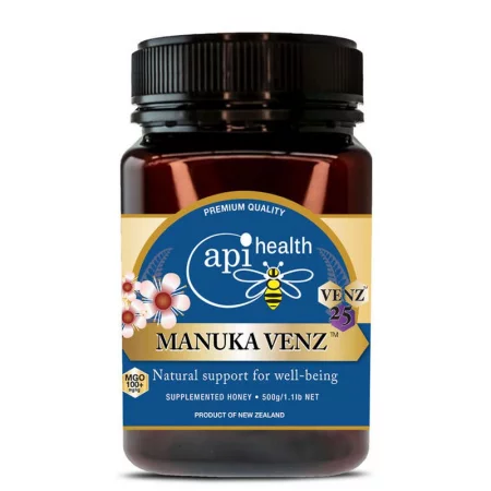 Пчелен мед Манука с пчелна отрова VENZ MGO 100+, 500 g