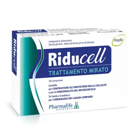 Пилосела 400 mg + Хесперидин + Зелен чай – При целулит и задържане на течности, Reducell, 30 таблетки