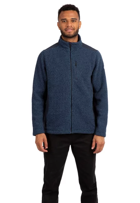 Плетен трекинг суитшърт Faratino с цип