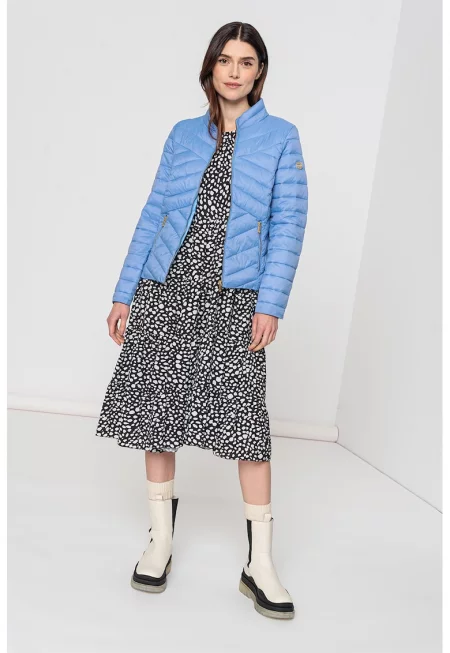 Подплатено зимно яке Florentina с шевове