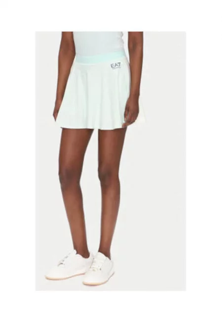 Пола Emporio Armani  бледосиньо/бяло - 85% полиестер - 15% еластан - със звезда -