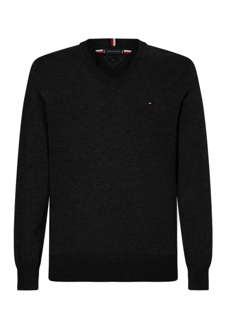 Пуловер с памук и шпиц