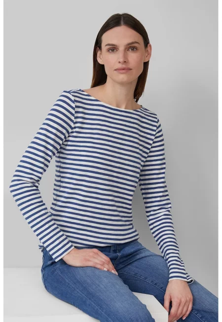 Раирана памучна блуза