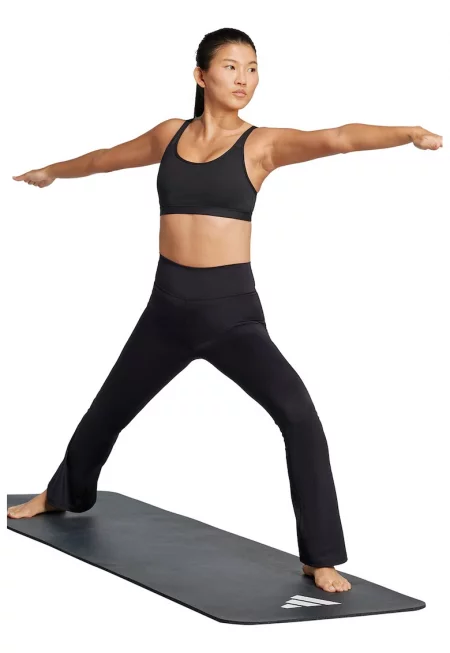 Разкроен фитнес клин - Черен