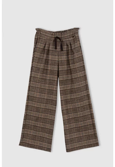 Разкроен панталон с връзка