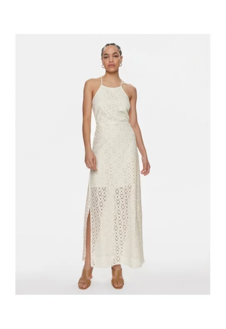 Рокля Гауди - 303693145 - Полиамид/Памук - Бяла - Бял