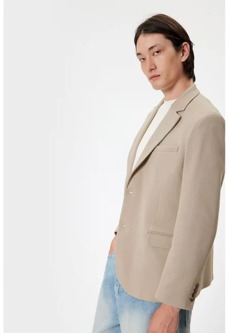 Сако с джобове с капаче - Бежов
