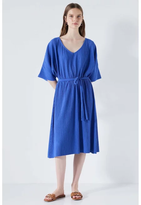 Шпиц рокля - Кралско Синьо