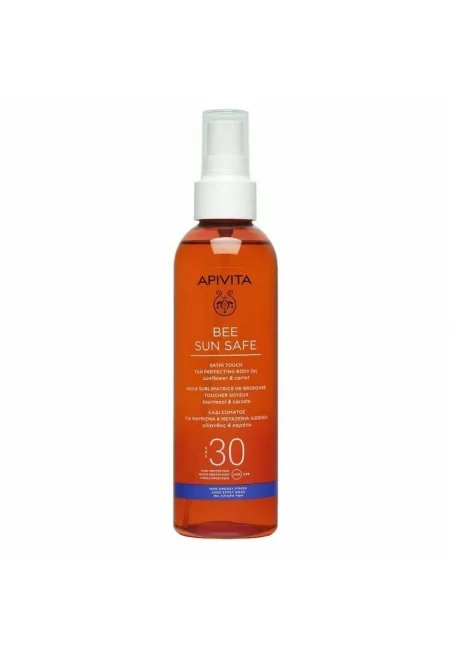 Слънцезащитен спрей с олио за ускоряване SPF30 - Bee Sun Safe  200 мл