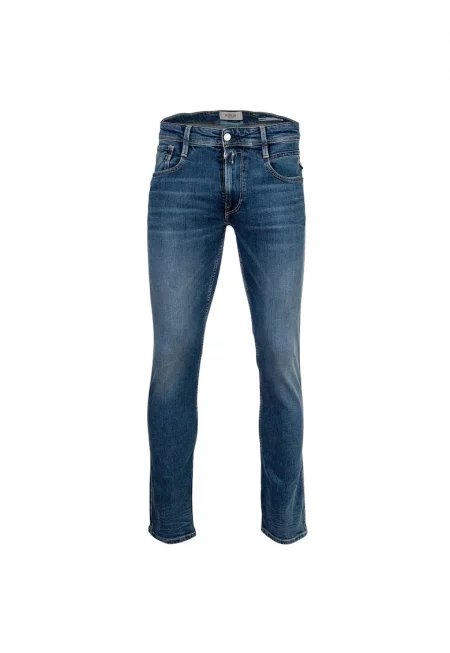 Слим дънки Hyperflex - Син