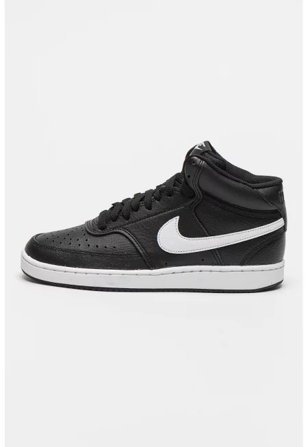 Спортни обувки Court Vision със среден профил - Бял/Черен