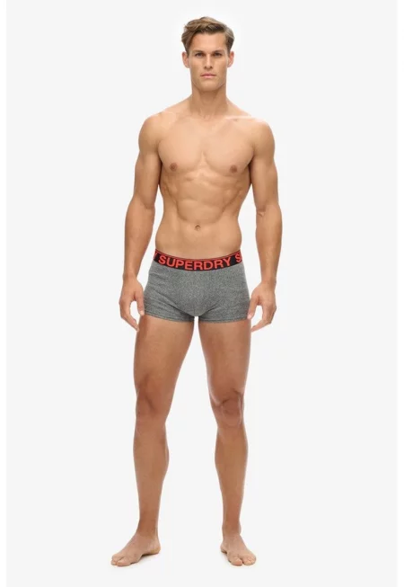 SUPERDRY - Боксерки с лого - 3 чифта