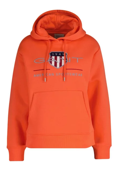 Свободно худи Archive Shield - Червен