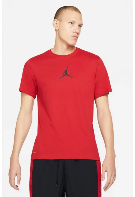 Тениска Jordan Jumpman с овално деколте и лого
