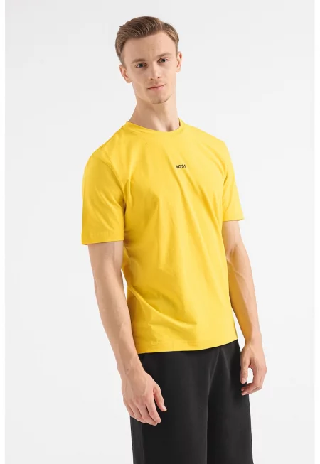 Тениска с овално деколте и лого