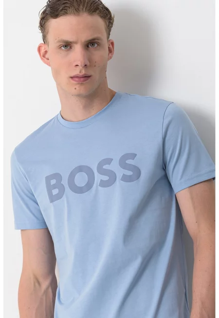 Тениска Thinking с гумирано лого