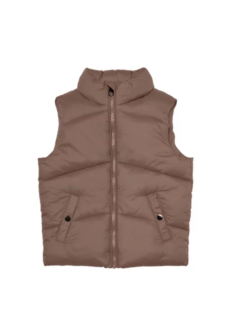 Жилетка за момиче -  Girl - 302715831 - Полиамид - Кафяв