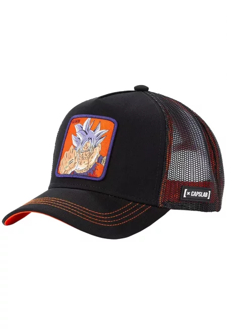 Бейзболна шапка за мъже -  Dragon Ball Super Goku trucker Cap CL-DBS-1-ULT2 - Черна - Един размер