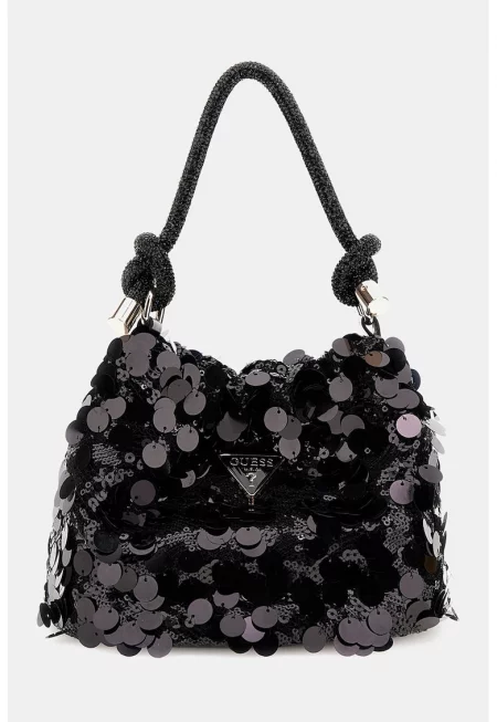 Чанта Holiday Shine с пайети - Черен