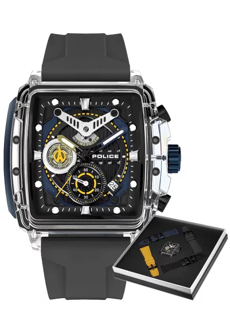 Часовник  с кварцов механизъм - 05-VD50 - с 4 каишки - 50м водоустойчивост