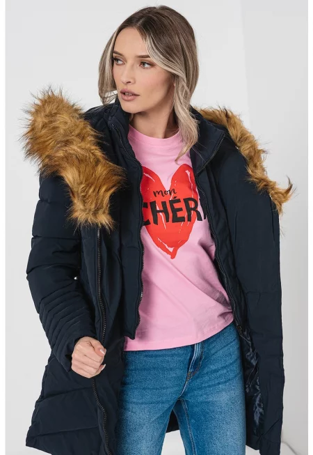 Дълго зимно яке с качулка Chayeak